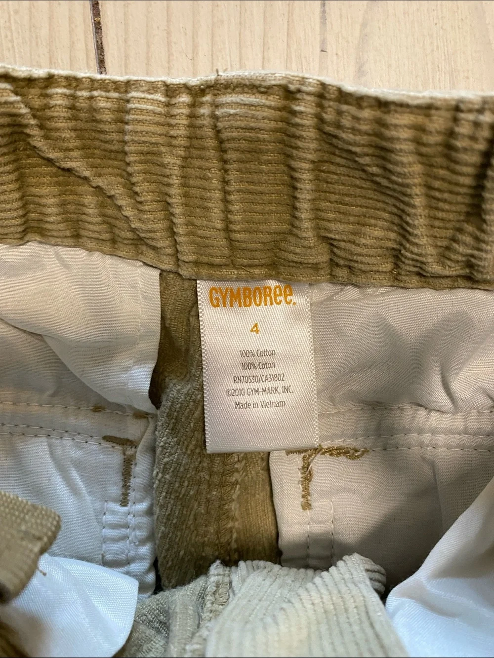 Gymboree Tan Corduroy Pants